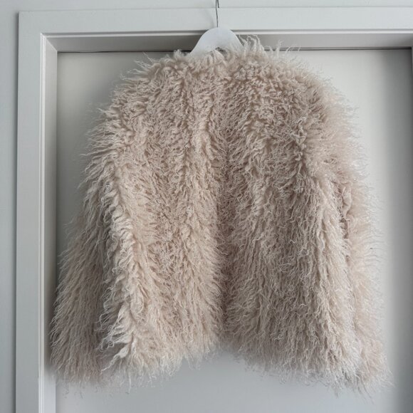 Bowie Bowie - Cream Fur Coat - Picture 4 of 4